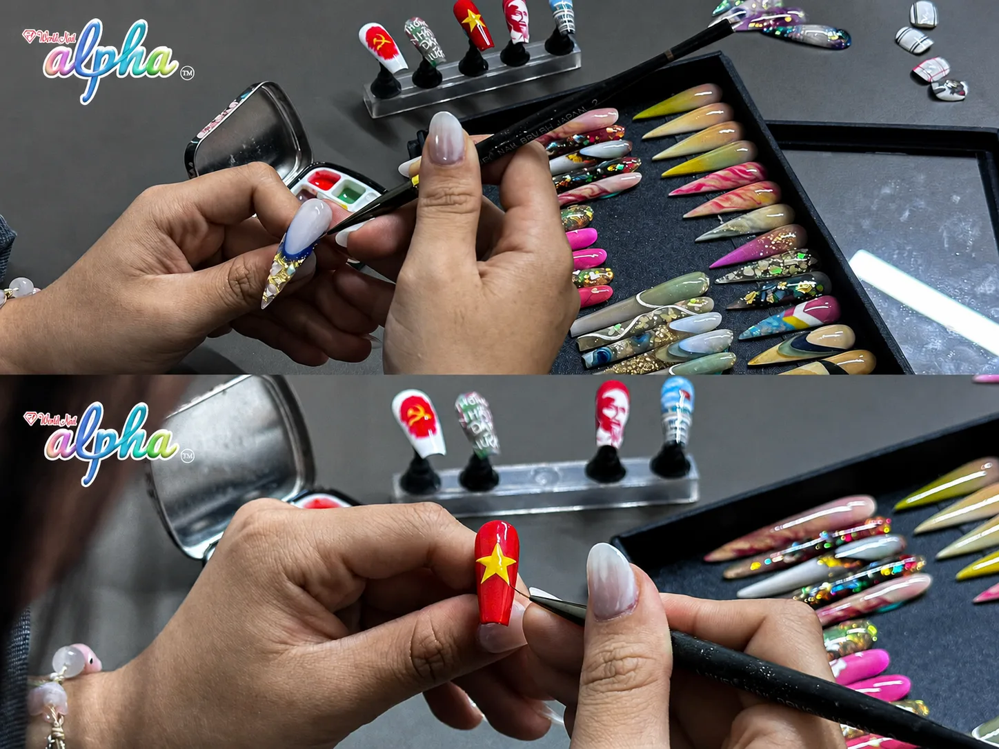 Sản phẩm của học viên tại World Nail Alpha