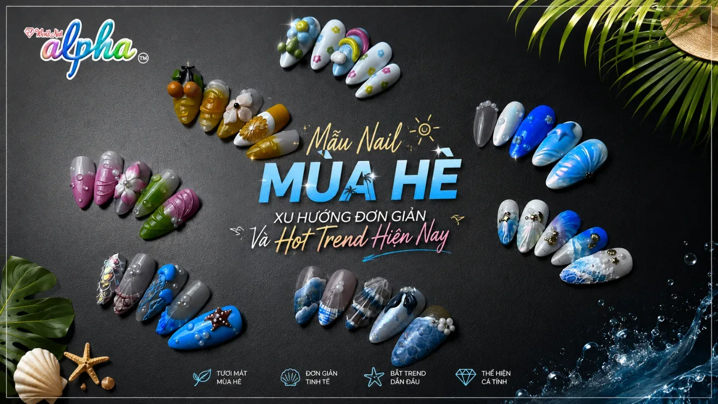 Mẫu Nail Mùa Hè: Xu Hướng Đơn Giản Và Hot Trend Hiện Nay